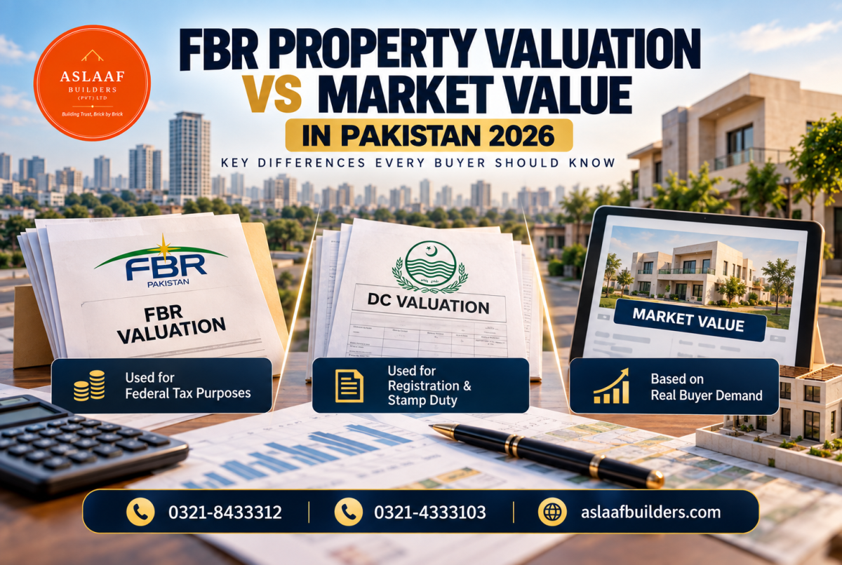 FBR Property Valuation vs. Market Value in Pakistan 2026