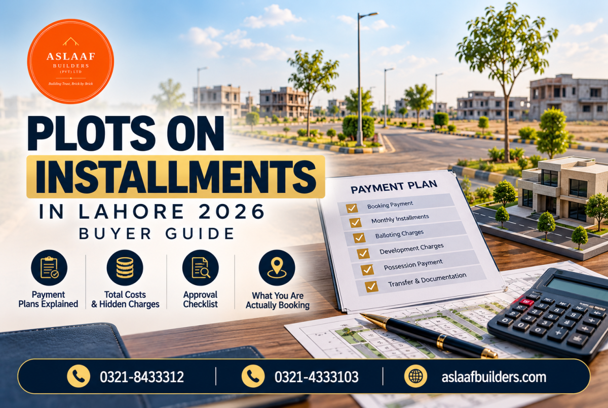 Plots on Installments in Lahore 2026 Buyer Guide