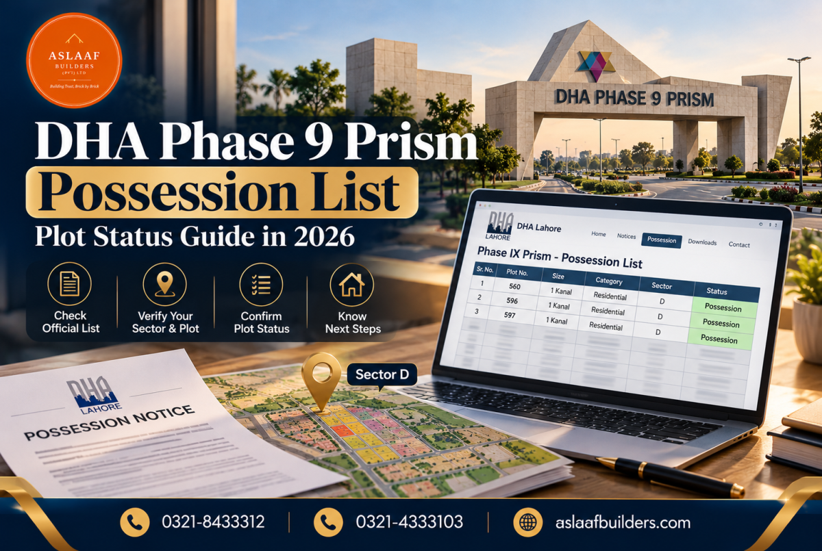 DHA Phase 9 Prism Possession List: How to Check Your Plot
