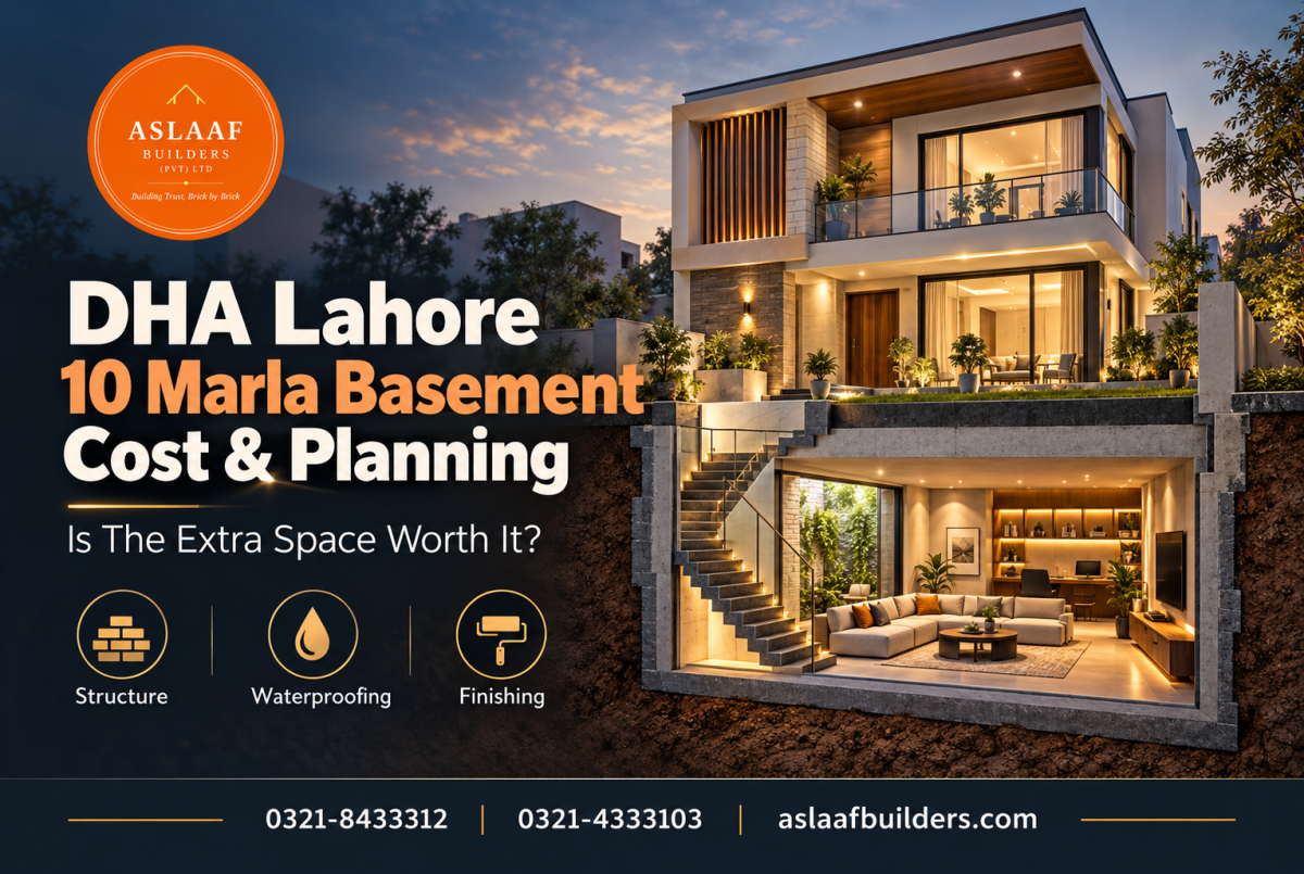 10 Marla House Basement Cost in DHA Lahore: Is The Extra Space Worth It?