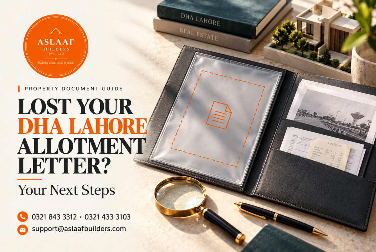 Lost Your DHA Lahore Allotment Letter? Here’s What to Do Next