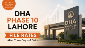 DHA Phase 10 Lahore File Rates After Three Days of Gains
