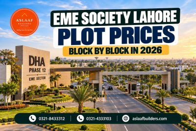 EME Society Lahore Plot Prices Block by Block in 2026