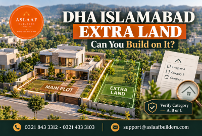 DHA Islamabad Extra Land: Can You Build on The Additional Area?