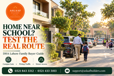 Choosing a DHA Lahore Home? Test the School Run First
