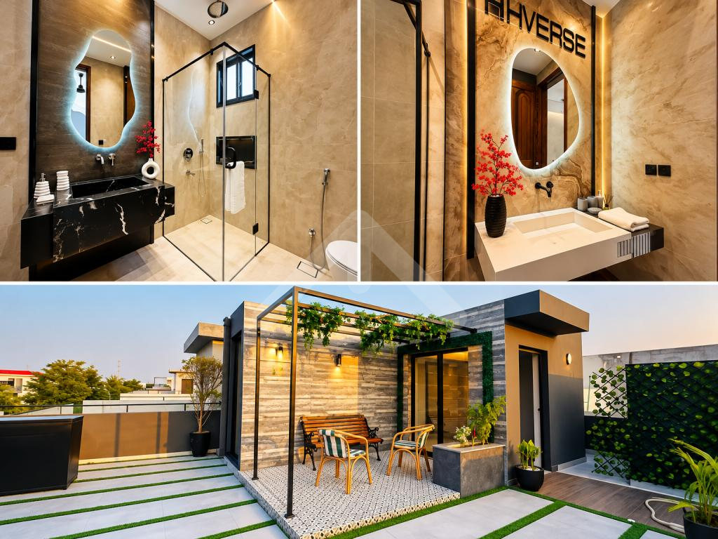 5 Marla OutStanding Designer House Available For Rent IN DHA Phase 9 Town