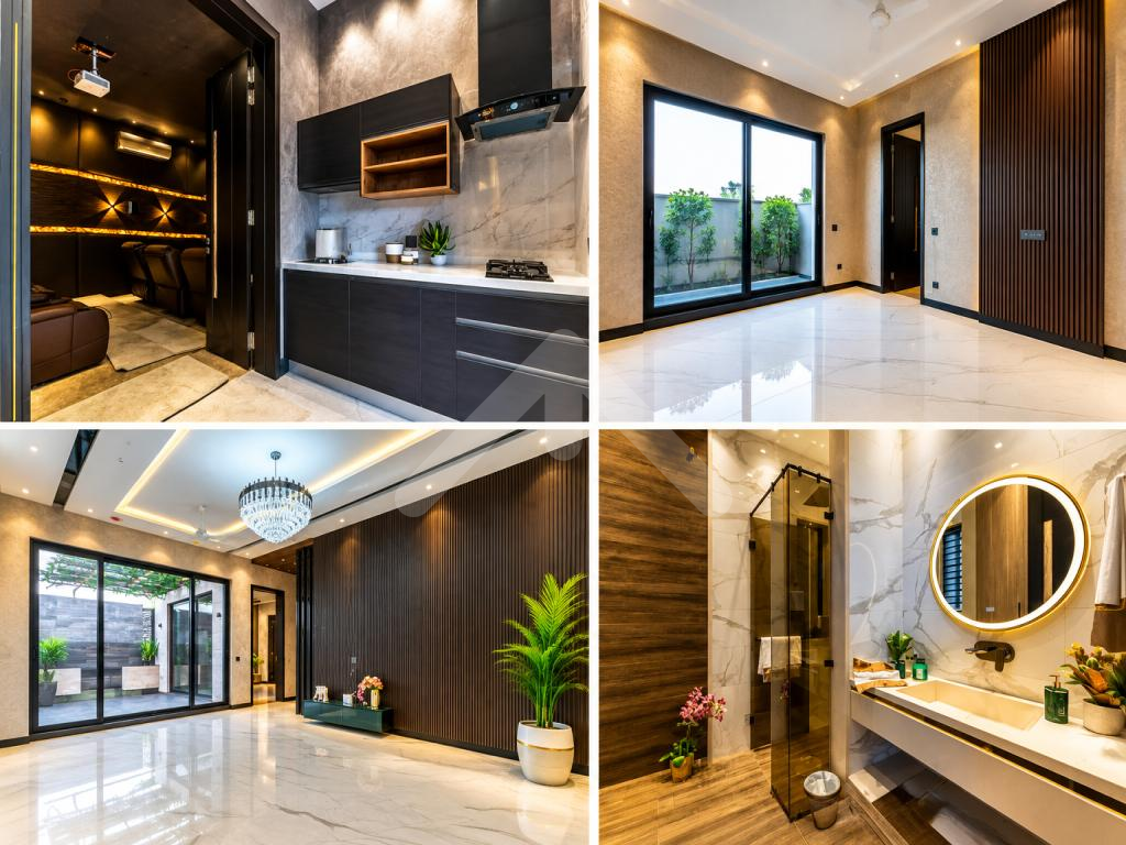 Owner Needy Sale This House One Kanal Brand New Modern Ultra Luxury Supreme Location House In DHA Lahore Reasonable Deal